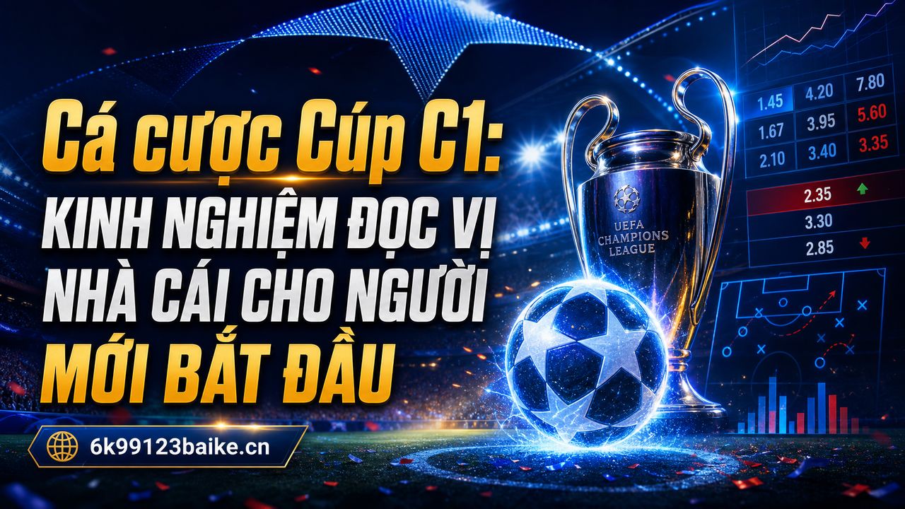 Cá cược Cúp C1: Kinh nghiệm đọc vị nhà cái cho người mới bắt đầu