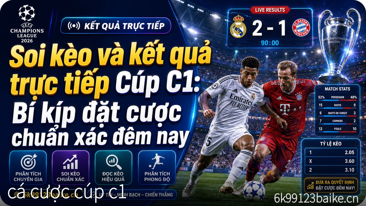 Soi kèo và kết quả trực tiếp Cúp C1: Bí kíp đặt cược chuẩn xác đêm nay