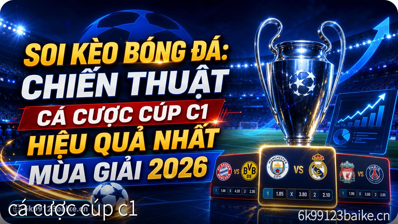 Soi kèo bóng đá: Chiến thuật cá cược cúp C1 hiệu quả nhất mùa giải 2026